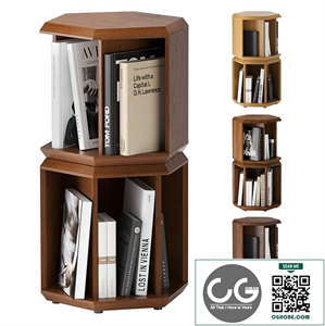 Rotating bookcase