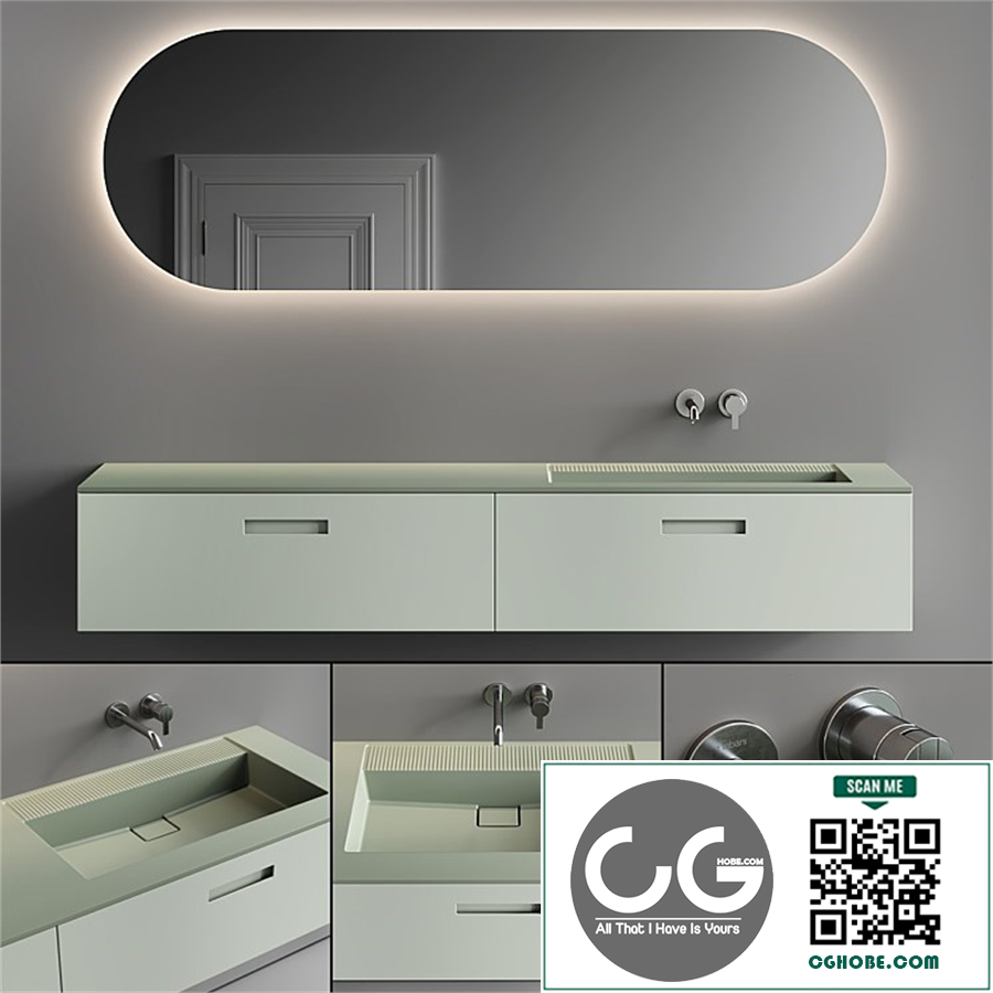 Inbani Ease Vanity Unit Set 3