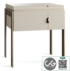 Carpanese Home ALTHEA N Bedside Table