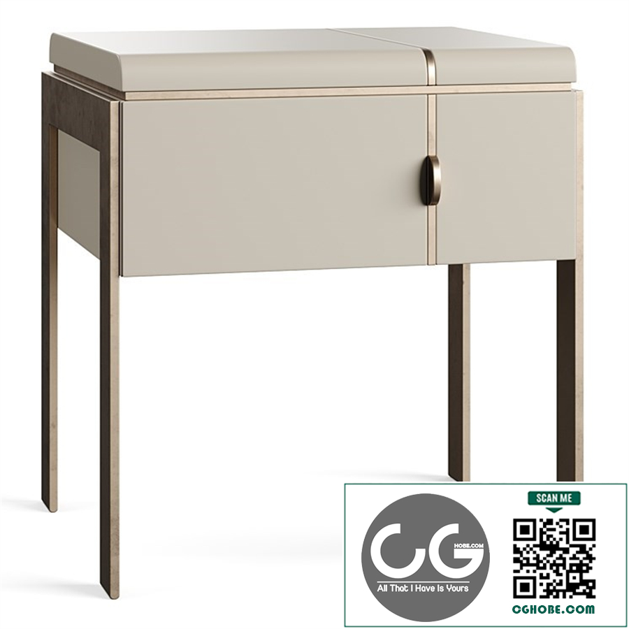 Carpanese Home ALTHEA N Bedside Table