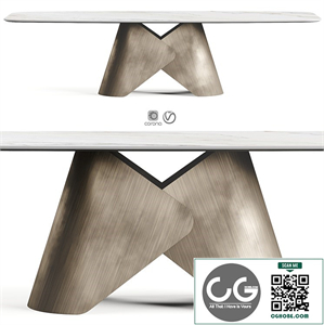Cattelan Scott 2023 Ceramic Table