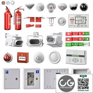 Security and fire alarm set 2