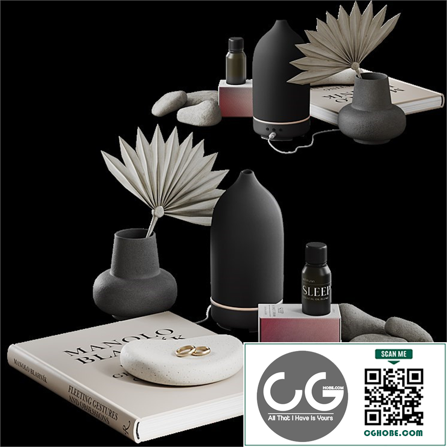 Decorative set with diffuser Vitruvi