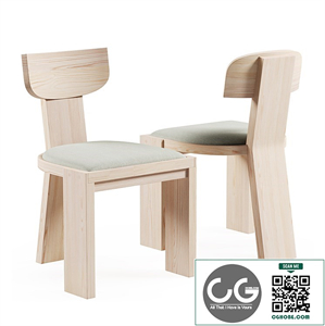 Dining Chair Vega A,B by De la espada