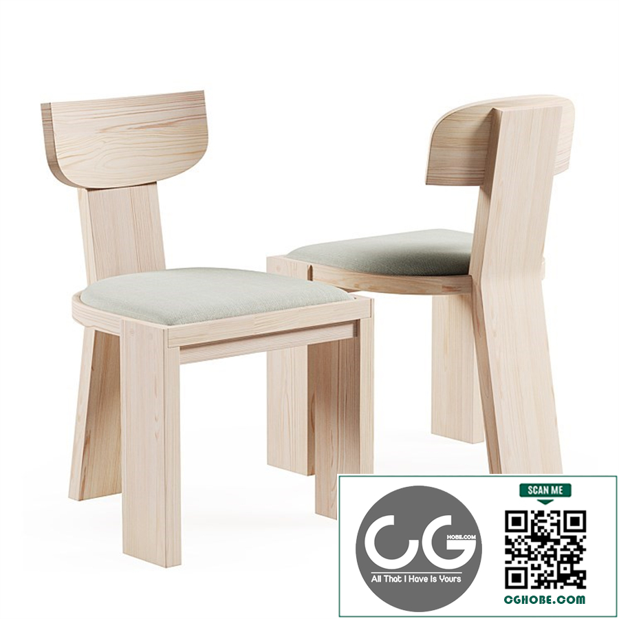 Dining Chair Vega A,B by De la espada