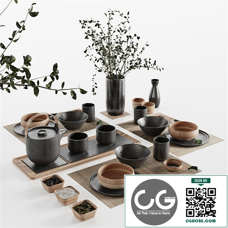 Japanese tableware set 20