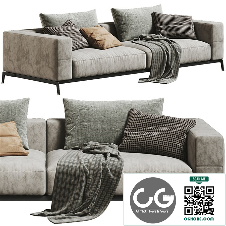 Flexform Ettore 2 Seats 2 Sofas