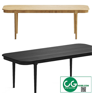 CB2 Providence Rectangular Oak Wood Dining Table