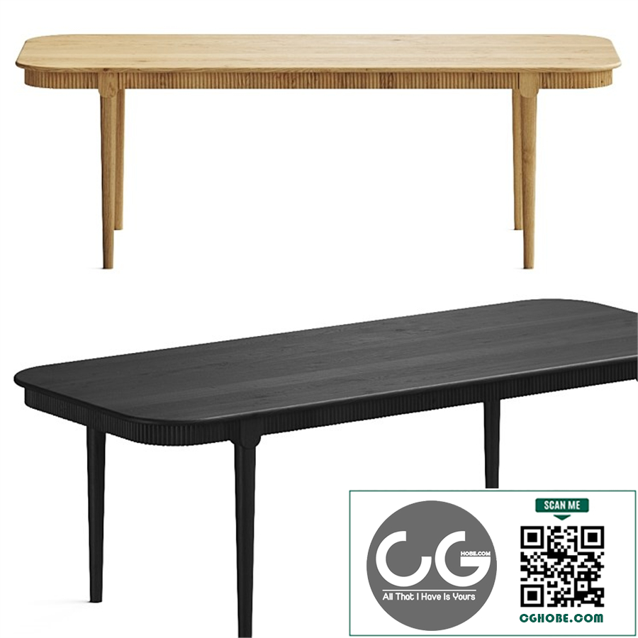 CB2 Providence Rectangular Oak Wood Dining Table