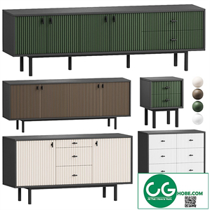 Nightstand, Chest of Drawers, TV Stand, Emerson Nightstand