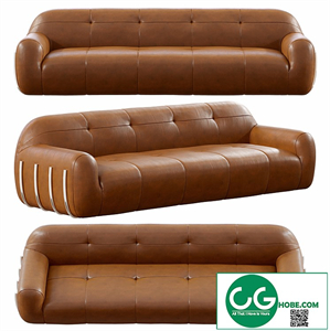 Brace Saddle Leather Sofa