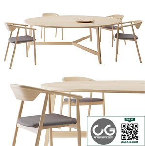 Mawari Table by De Padova