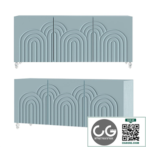 Chest of drawers Arches 3 Door Credenza