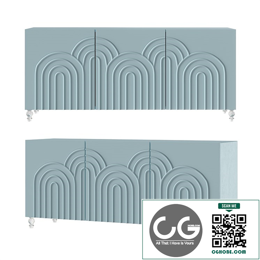 Chest of drawers Arches 3 Door Credenza
