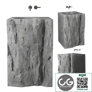 Full stone sink