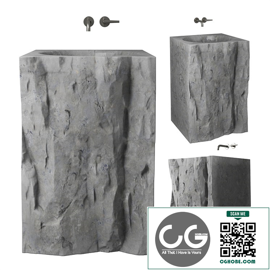 Full stone sink