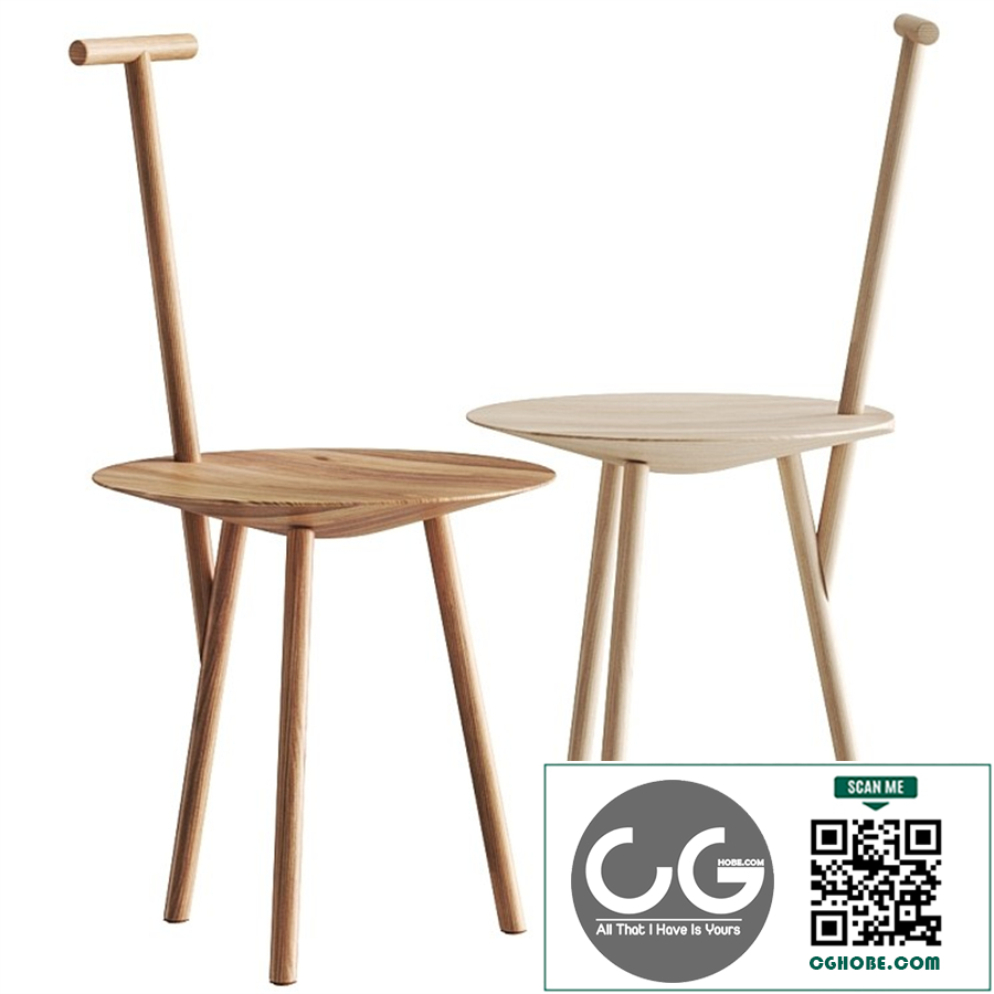 Spade Chair Natural Ash by Please Wait to be Seated
