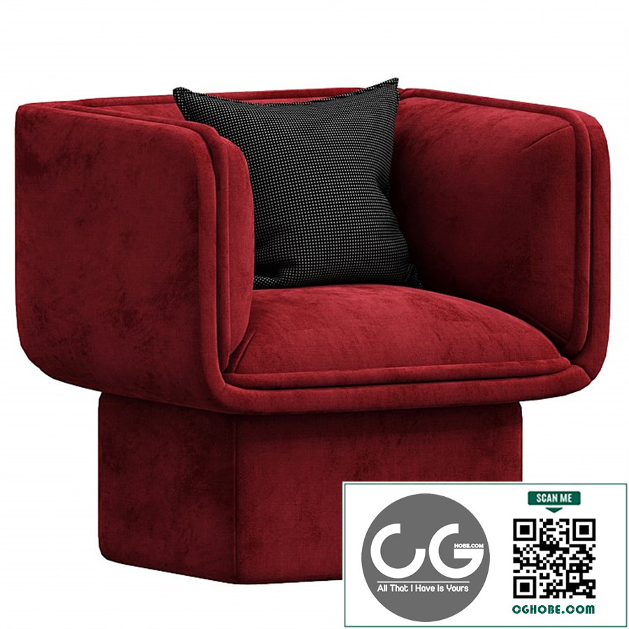 Block armchair by missana