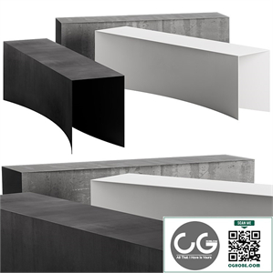 123 Void bench by Desalto