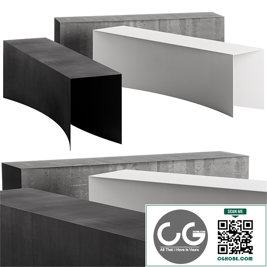 123 Void bench by Desalto