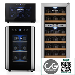 Kitfort wine cabinet set