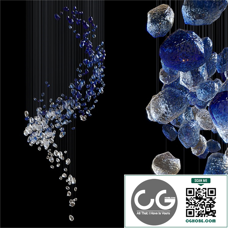 Hanging composition Asteroid - Vargov® Design