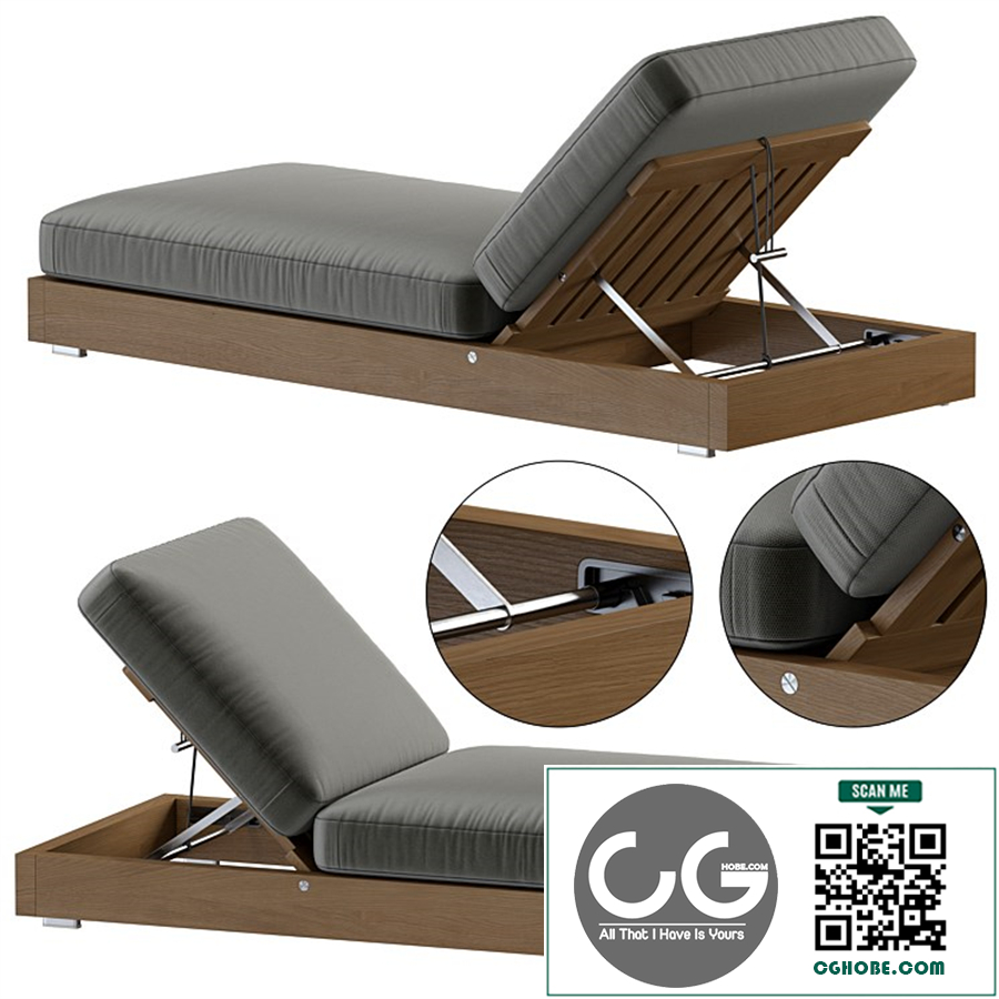 Flexform Hamptons chaise longues