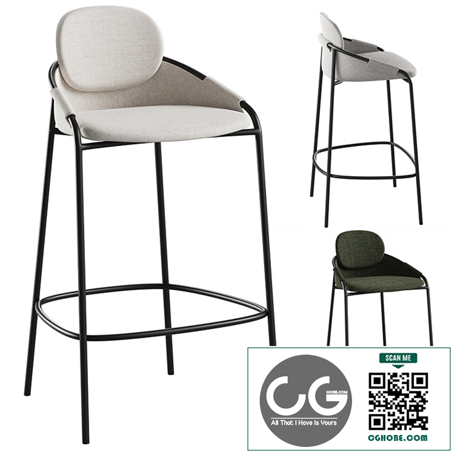 Bar stool Claudio
