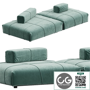 Baxter Panama Bold Sofa N1 Composition