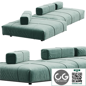 Baxter Panama Bold Sofa N2 Composition
