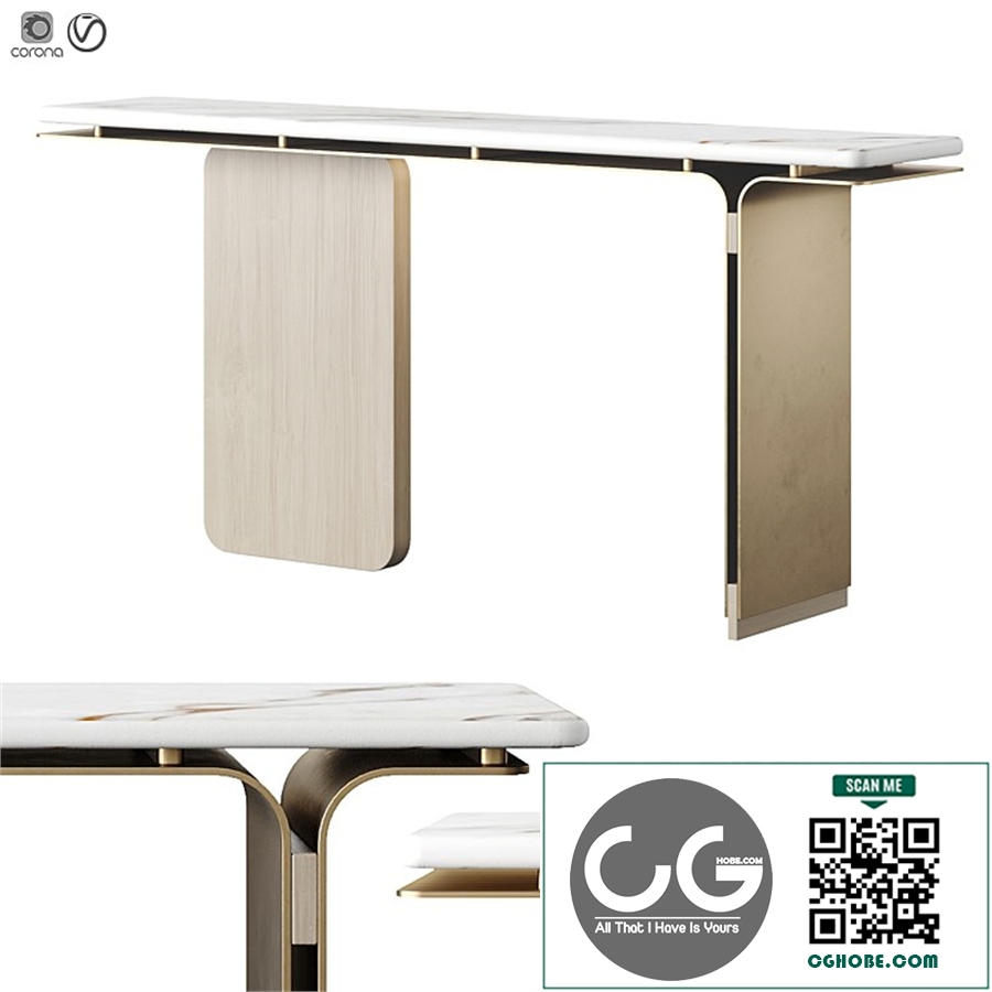 Olivya Stone Denos Console Table
