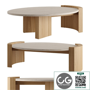 JIA OVAL Coffee Table by Atelier De Troupe