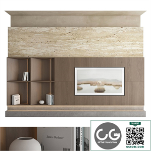 TV wall set 35
