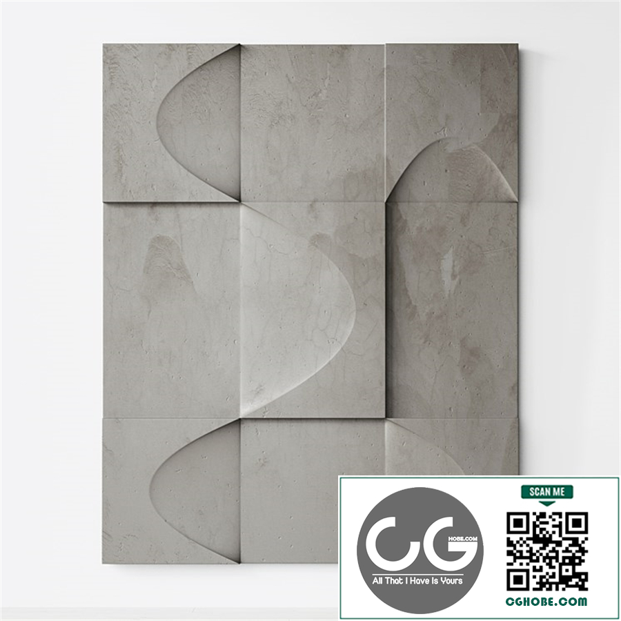 Abstract composition. Relief. Plateau. 15