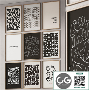 258 frame models 03 random neutral posters 01