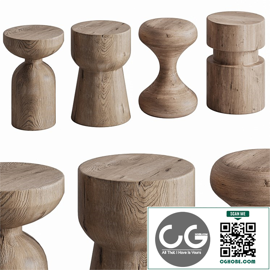 62 Wood Log Stools by Etsy