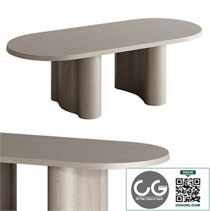 Eros Solid Oak Dining Table
