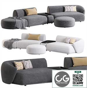 Rene Sofa by Meridiani