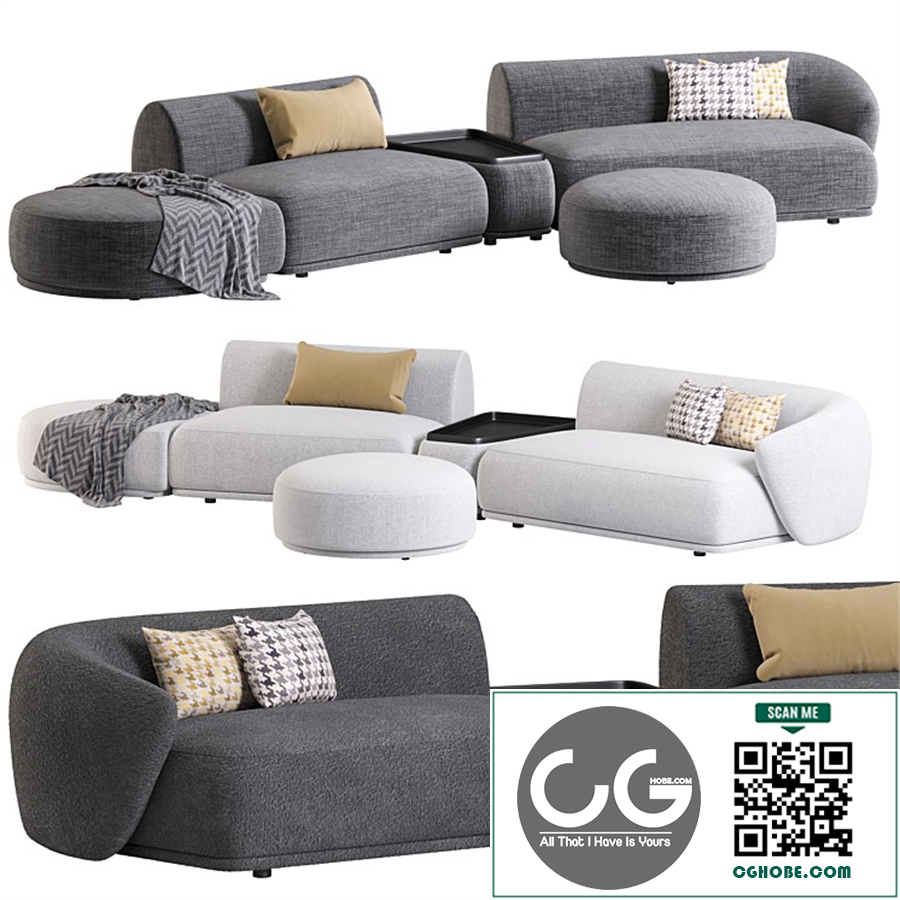 Rene Sofa by Meridiani