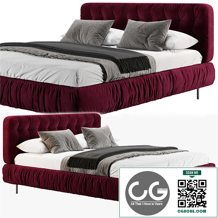 Double Bed by wood soft