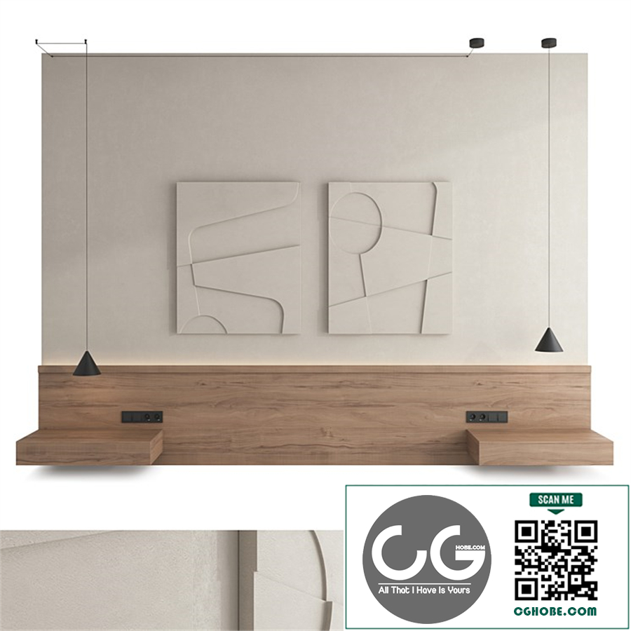 Decorative wall panel set 115