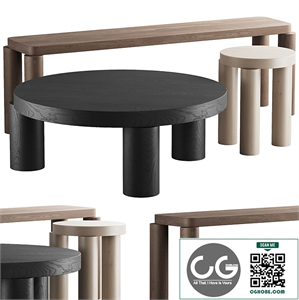 310 Resident Offset coffee side table