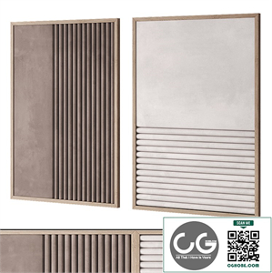Wall decorative artwork by Karimoku