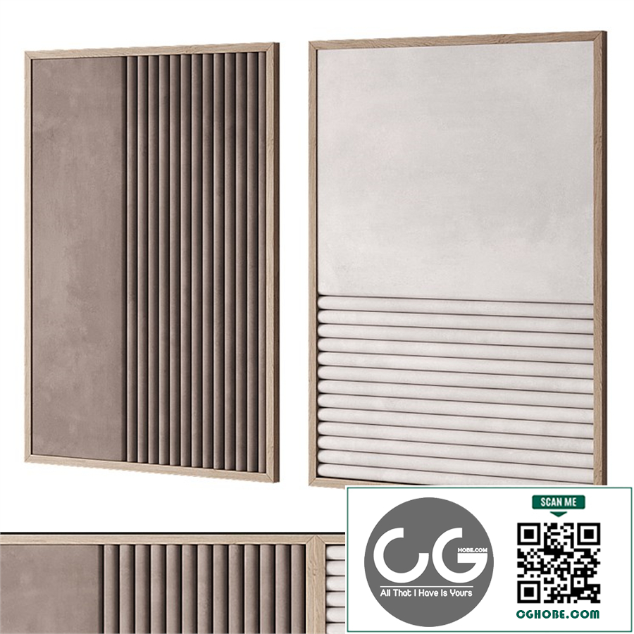 Wall decorative artwork by Karimoku