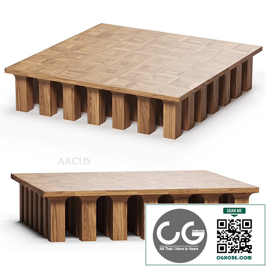 Arcus Coffee table by Tim Vranken