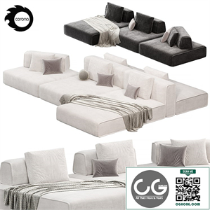 NIVEAUX NEW Modular floor Sofa Set By lemamobili, jivans