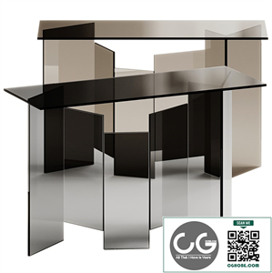 Tonelli Design METROPOLIS Rectangular console table