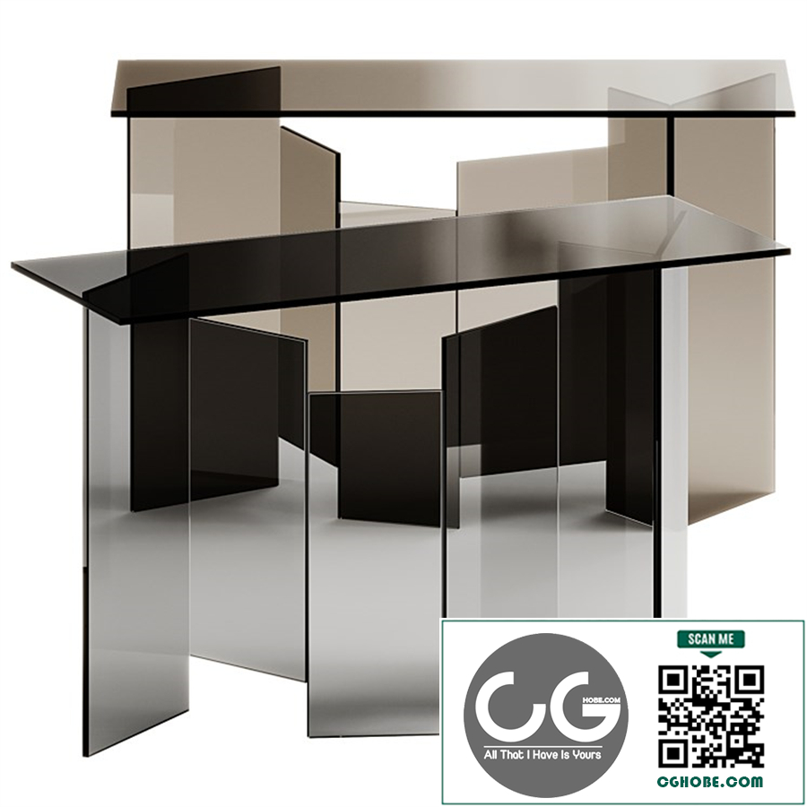 Tonelli Design METROPOLIS Rectangular console table