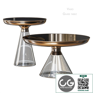 Vaso Glass Cosmorelax coffee table
