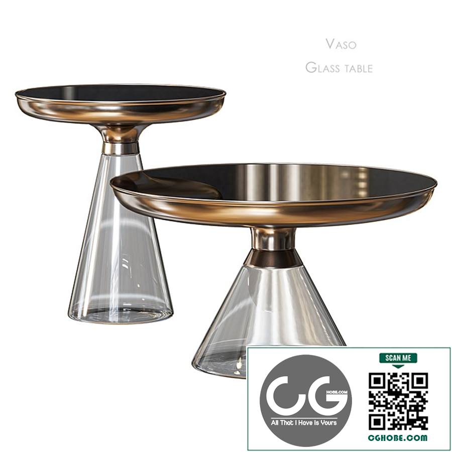 Vaso Glass Cosmorelax coffee table